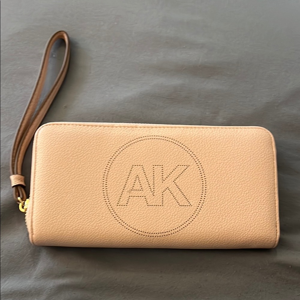 Anne Klein Pink Wallet with Textured Finish